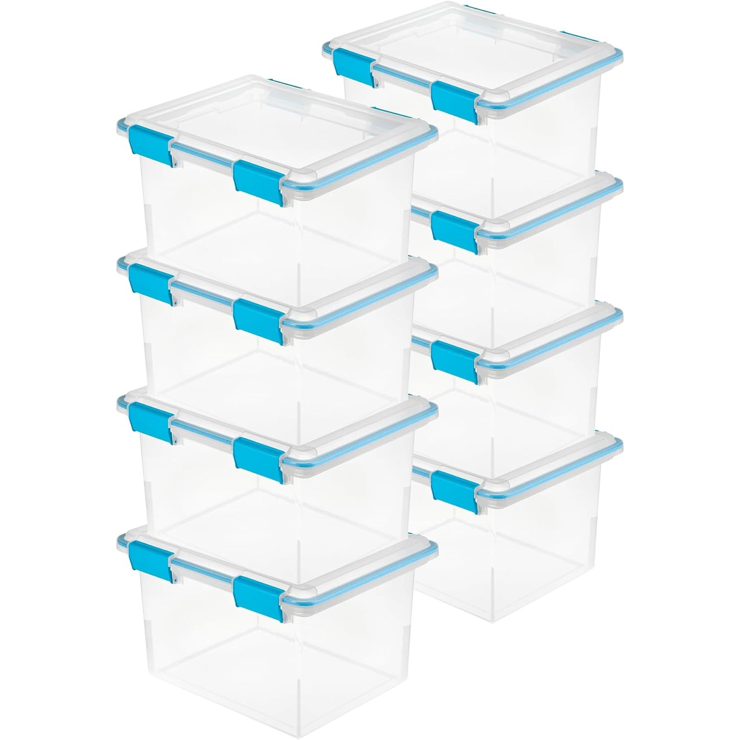 Home Office Bathroom - Dichtungs-Aufbewahrungsbox mit Deckeln für Zuhause &