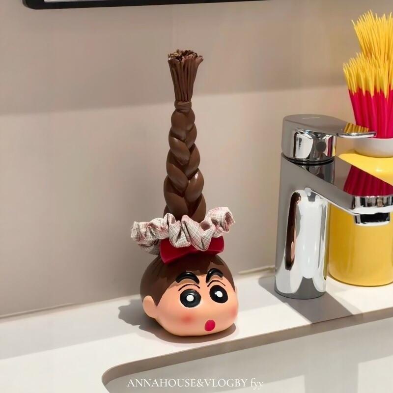 Home Goods Bathroom - Kawaii Crayon Shin Chan Langer Zopf