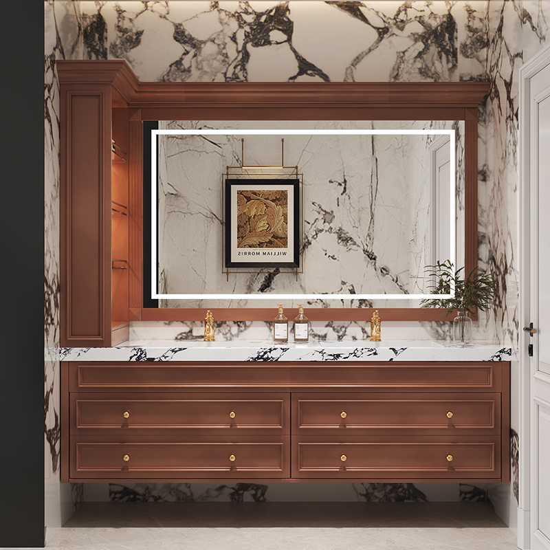 Home Bathroom Vanity Combo - Schwarzer Designer-Badezimmerschrank, kreativ, günstig, ästhetisch, modern,