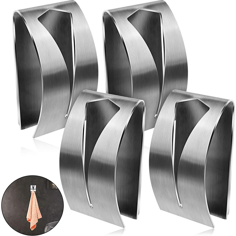 Robe Hook Adhesive - 1PC Selbstklebende Handtuch Haken Halter Edelstahl