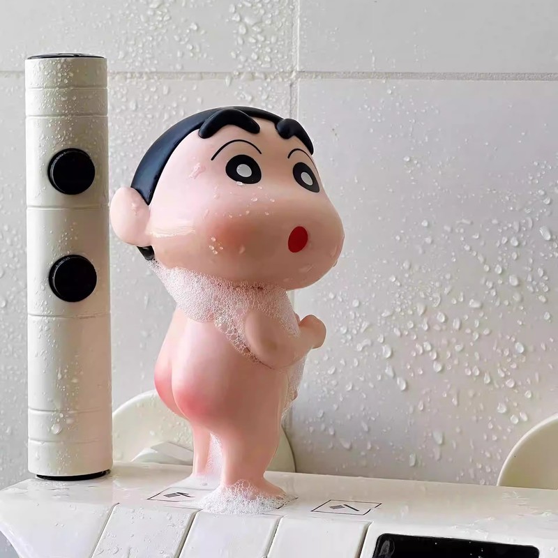 Home Goods Bathroom Accessories - Badestift Shin Chan Niedliche Dekoration Badezimmer