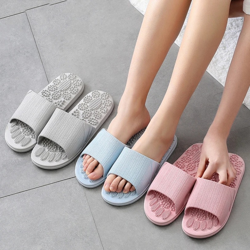 Home One Bathroom - Sommer-Slipper für Damen und Herren, Fußmassage,