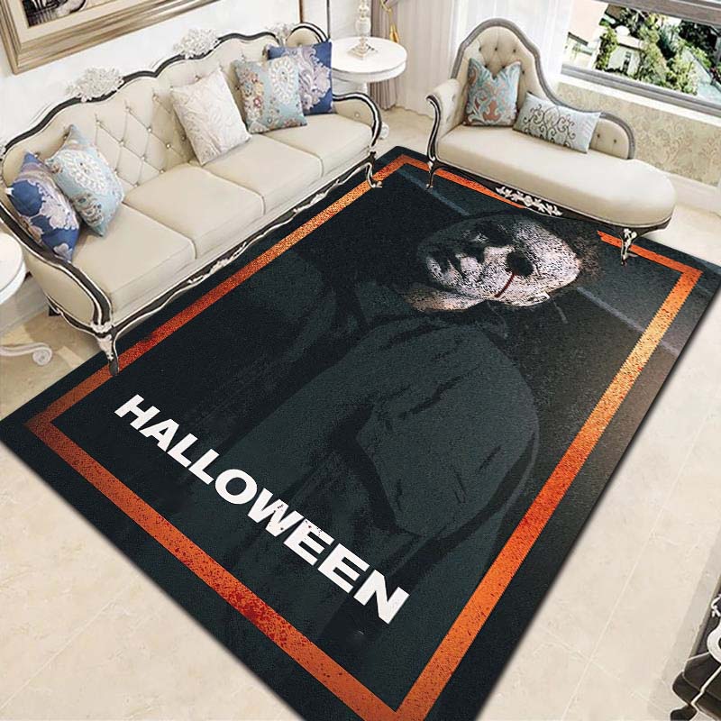 Home Bathroom Movie - Halloween M-Michael Myers Horrorfilm-Druck Flanelldecke Gemütliche