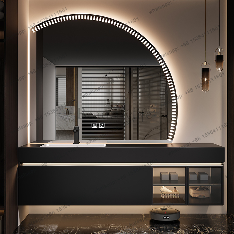 Home Bathroom Vanity Combo - LJYOrganizer Parfüm-Badezimmerschrank Wandbuffet Trennwände Waschbecken-Badezimmerschrank Toiletten-Eckschrank