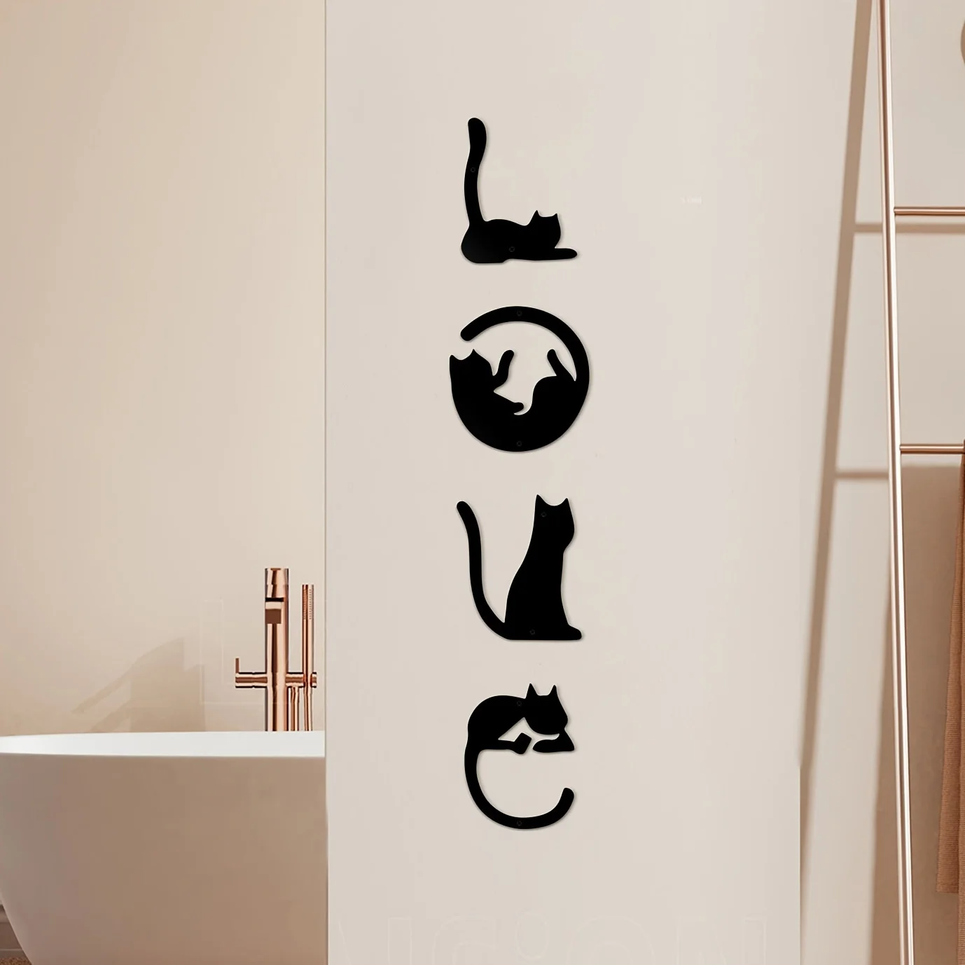 Home Goods Bathroom - Hello young 4 teile/satz niedliche Katze