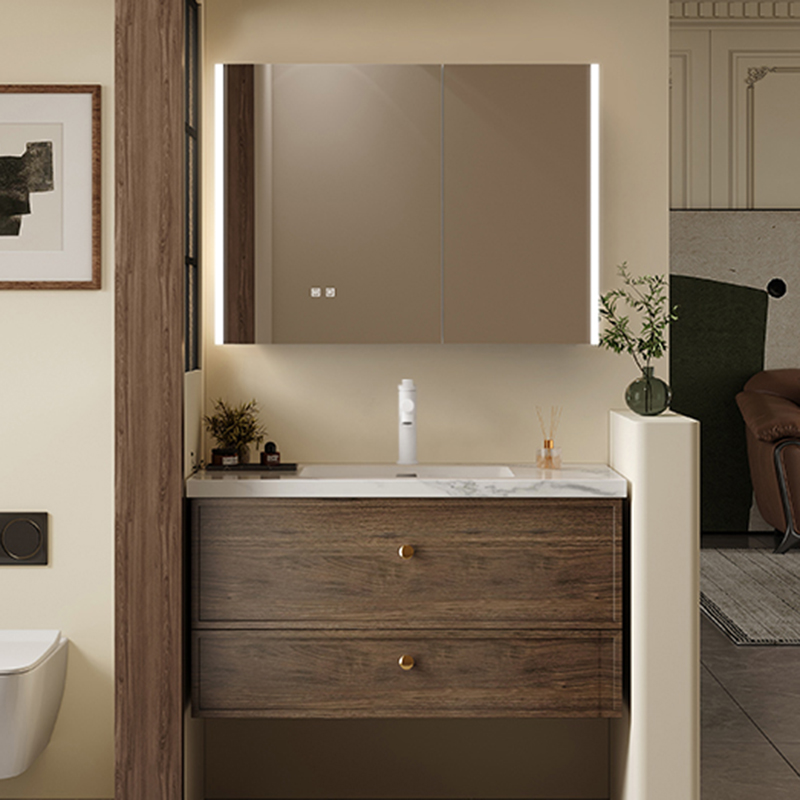 Home Bathroom Vanity Combo - Toiletten-Display, Badezimmerschrank, Ecktrennwände, Papierschubladen, Badezimmerschrank, platzsparend,
