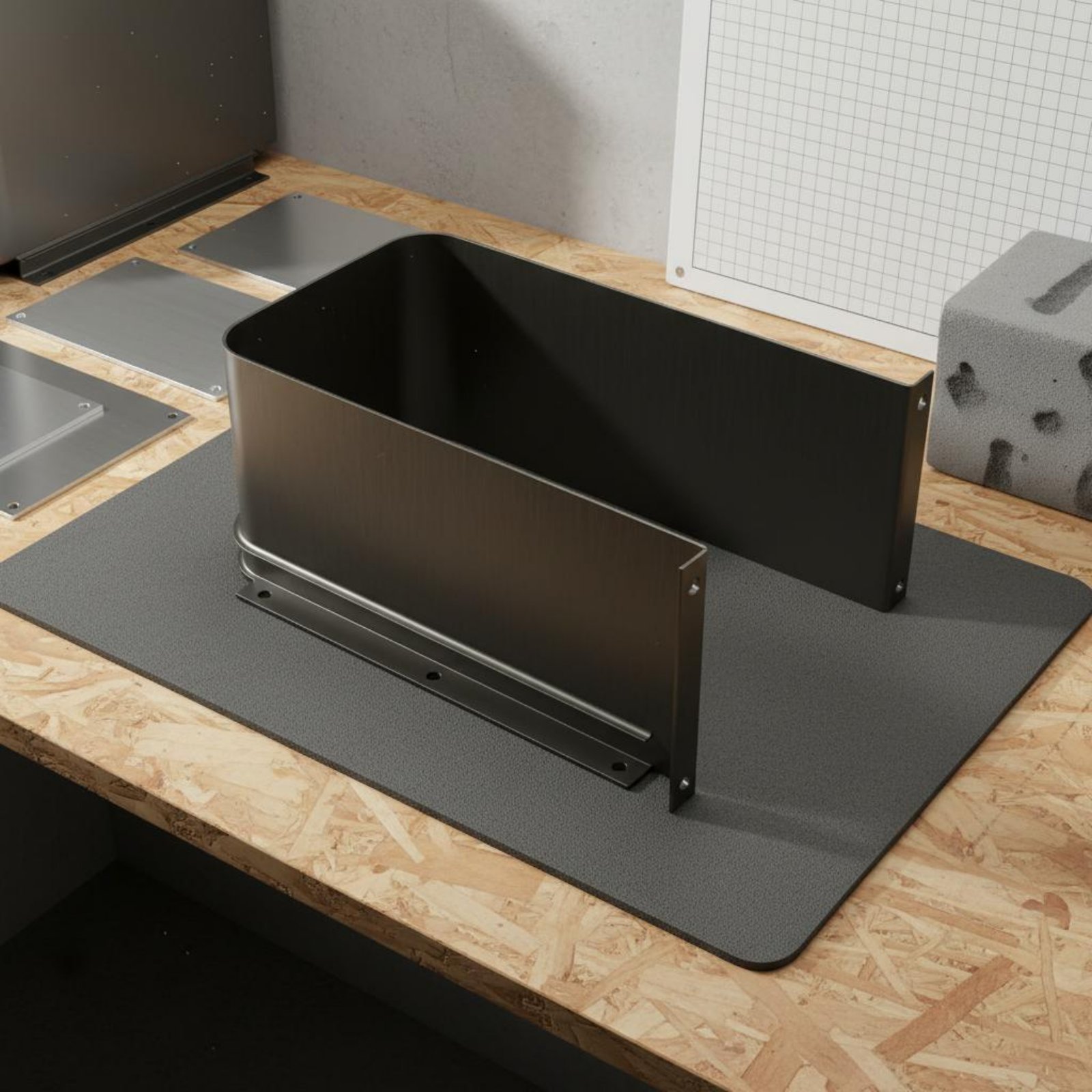 Home Hardware Bathroom Sinks - U-Profil aus Aluminiumlegierung, langlebige U-förmige Abflussabdeckung