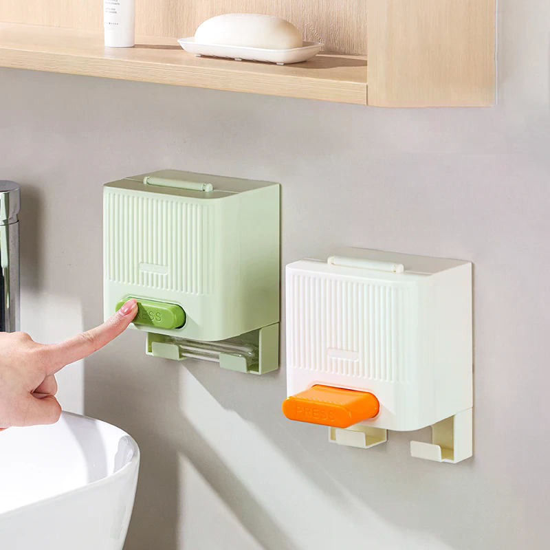 Home One Bathroom - Presse Baumwolle Tupfer Box Automatische Spender