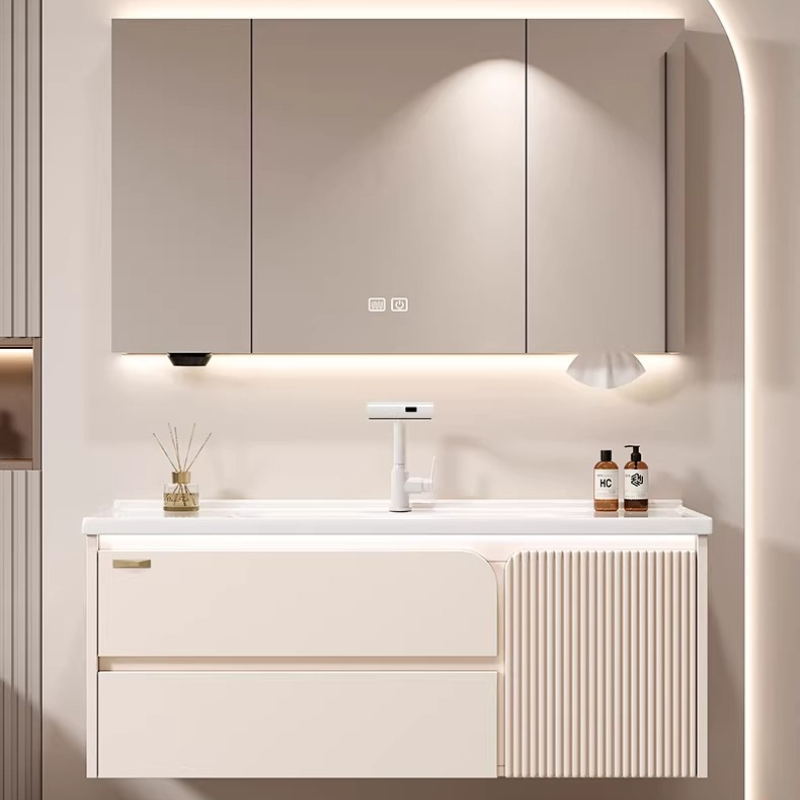 Home Bathroom Vanity Combo - # Keramik-Waschtischkombination mit integriertem Waschbecken, Badezimmerschrank,