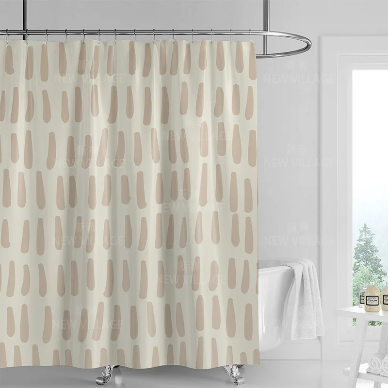 Abstrakter geometrischer Graff – Shower Curtain Liner Bewertung und Preis
