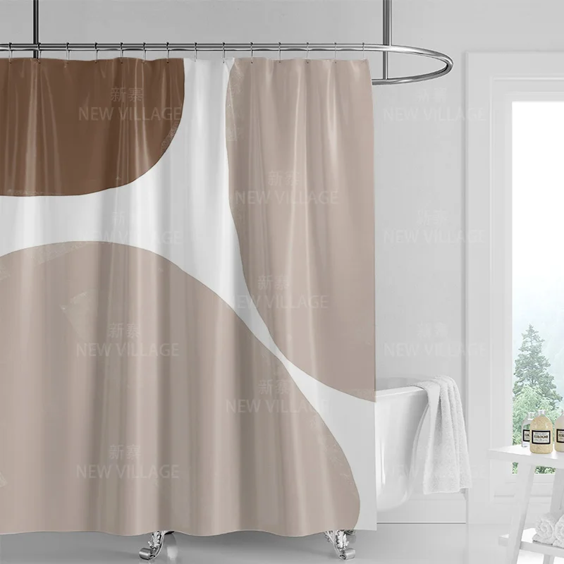 Abstrakter geometrischer Graff – Shower Curtain Liner Bewertung und Preis