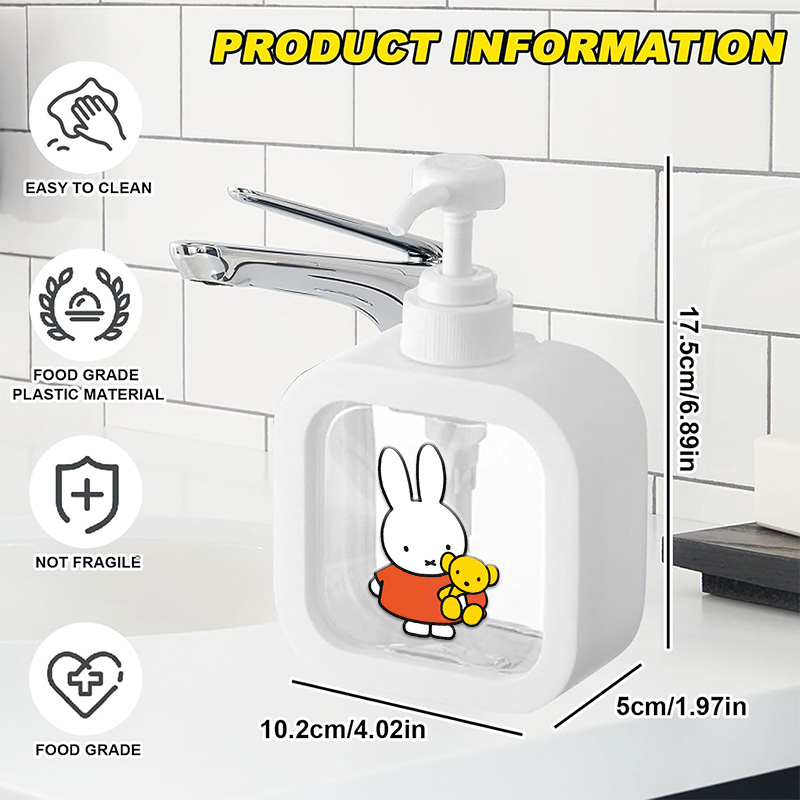 300ML Miffy-Serie Badepumpflas – Home Goods Bathroom Bewertung und Preis