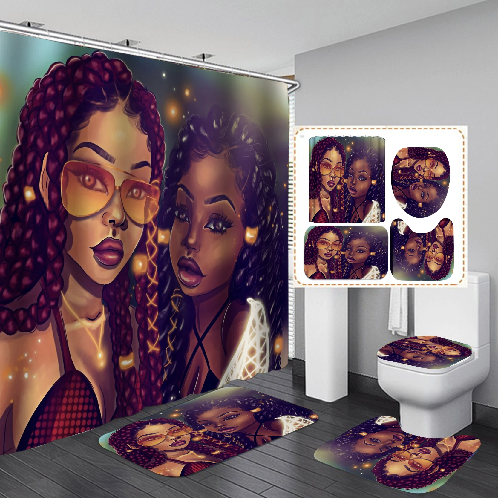 Home Goods Cool African Girl M – Home Goods Bathroom Accessories Bewertung und Preis