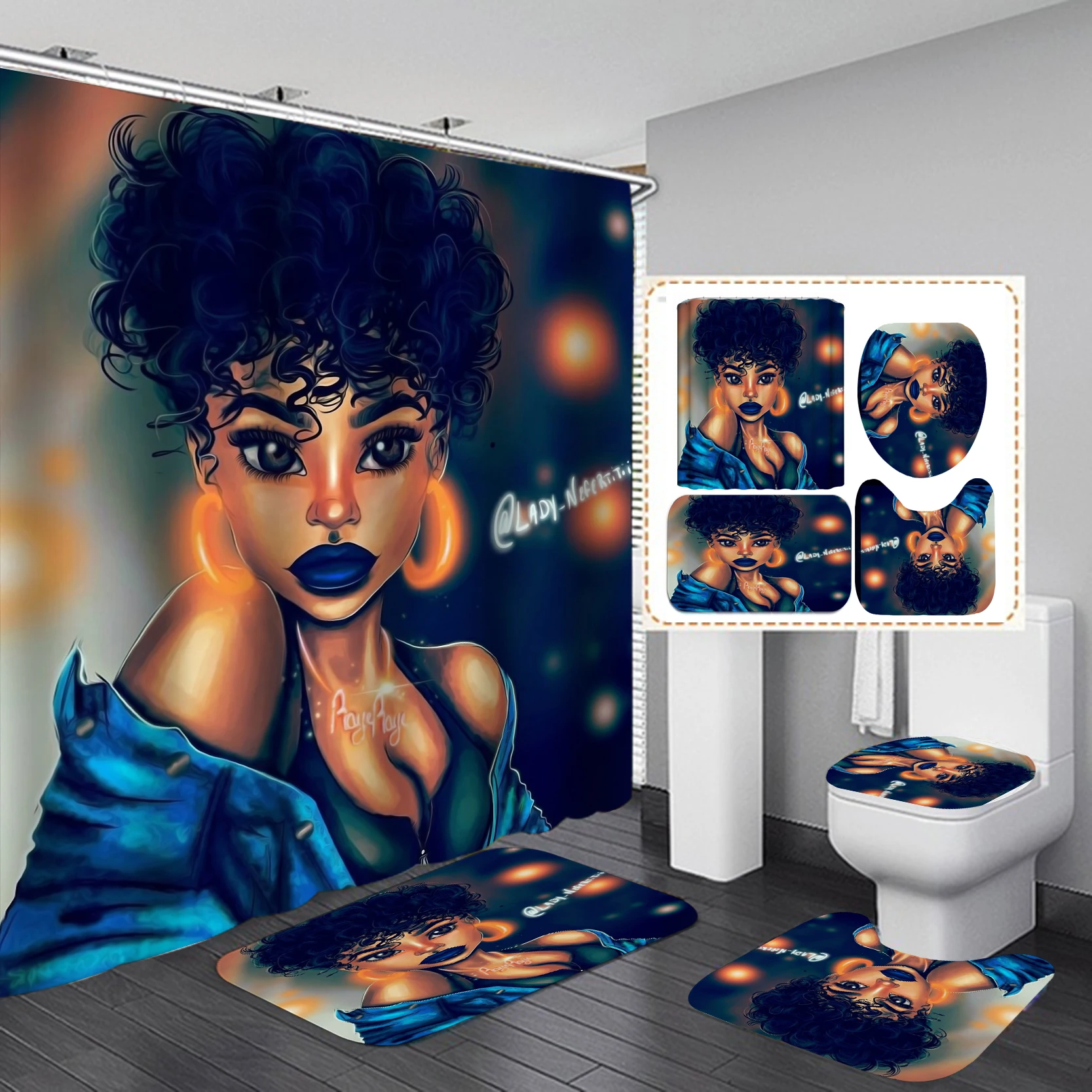 Home Goods Cool African Girl M – Home Goods Bathroom Accessories Bewertung und Preis