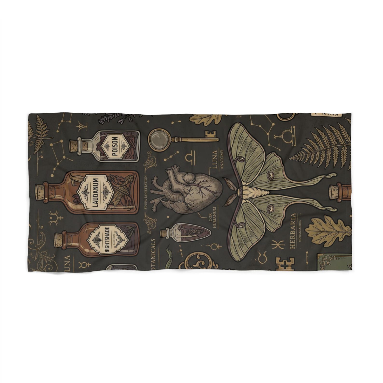 Vintage Apothecary Moth Patter – Home Bathroom With Sauna Bewertung und Preis