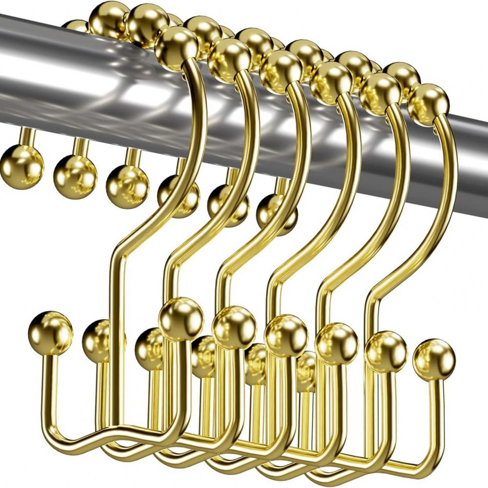 12-teiliges Set aus goldenen M – Shower Curtain Liner Bewertung und Preis