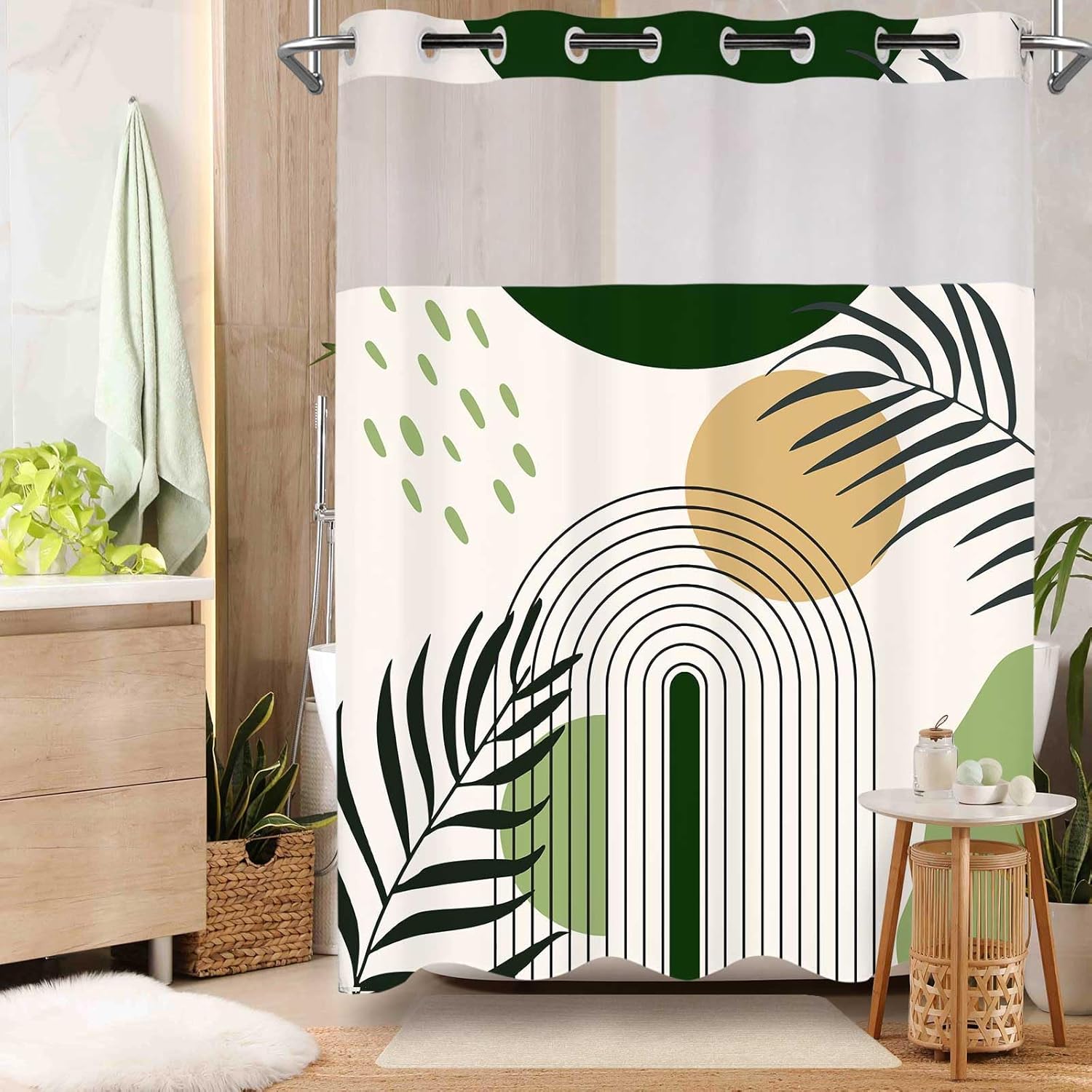 Duschvorhang ohne Haken, mit S – Shower Curtain Liner Bewertung und Preis