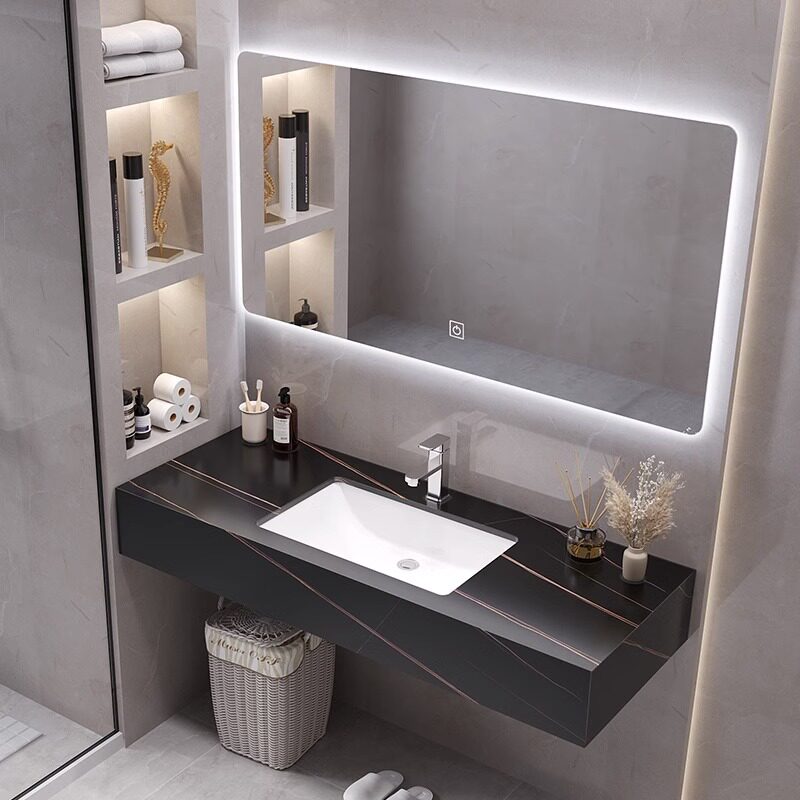Moderner Badezimmerschrank mit – Home Bathroom Vanity Combo Bewertung und Preis