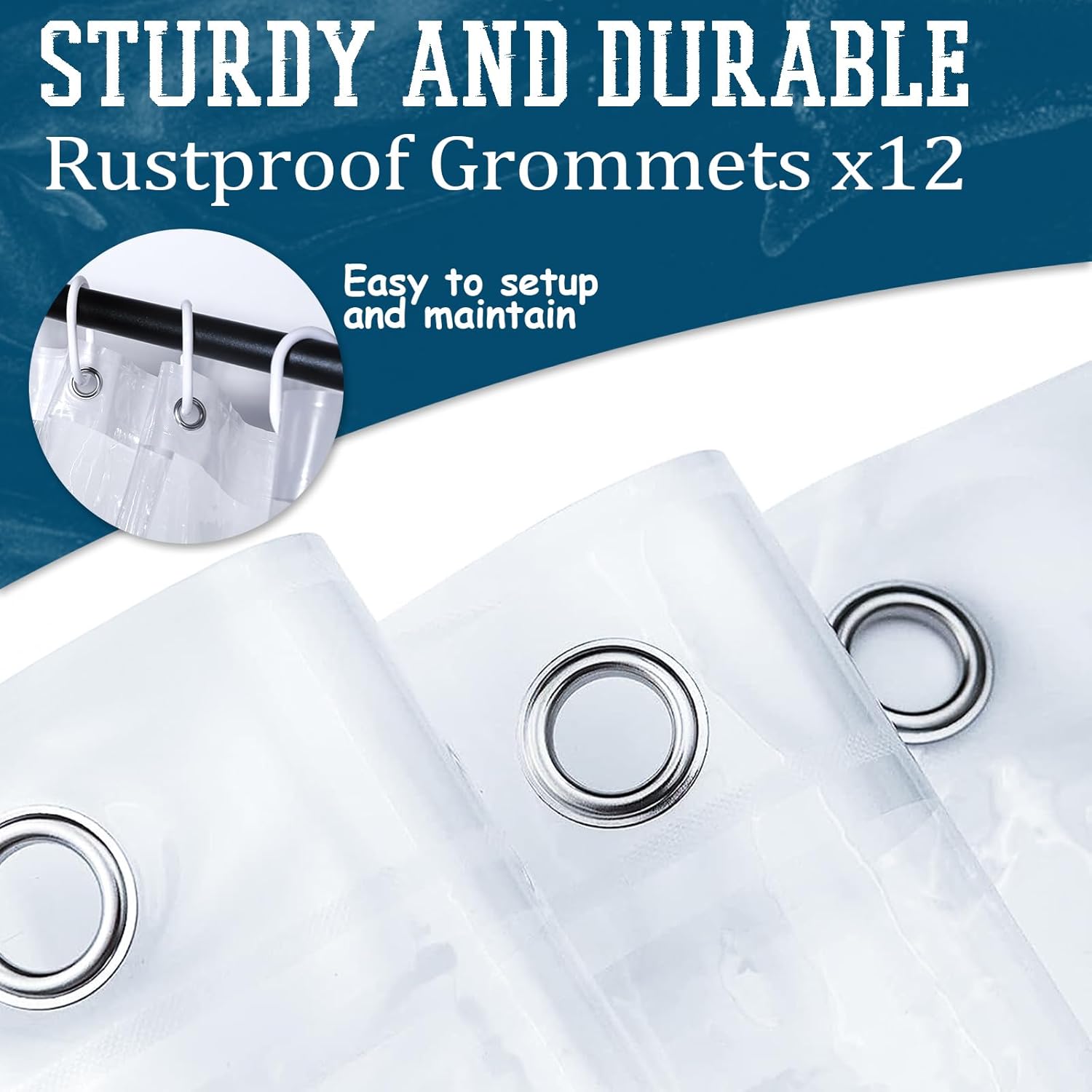 1 Stück transparente Duschvorh – Shower Curtain Liner Bewertung und Preis
