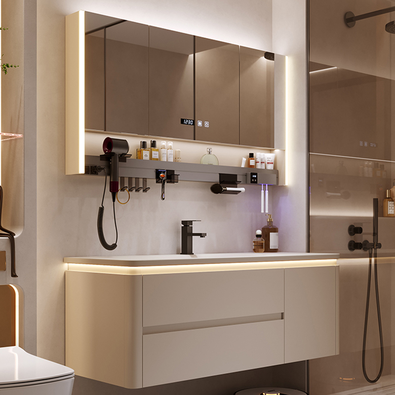 Moderne einfache Badezimmersch – Home Bathroom Vanity Combo Bewertung und Preis