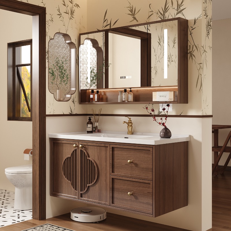 Luxuriöser, moderner Schrank,  – Home Bathroom Vanity Combo Bewertung und Preis