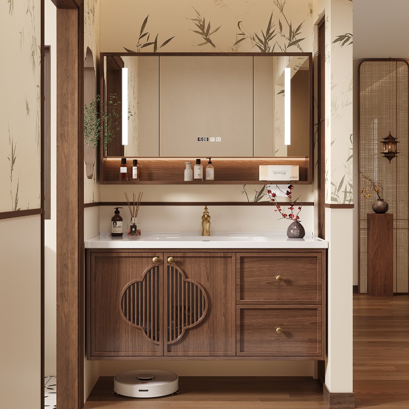 Luxuriöser, moderner Schrank,  – Home Bathroom Vanity Combo Bewertung und Preis