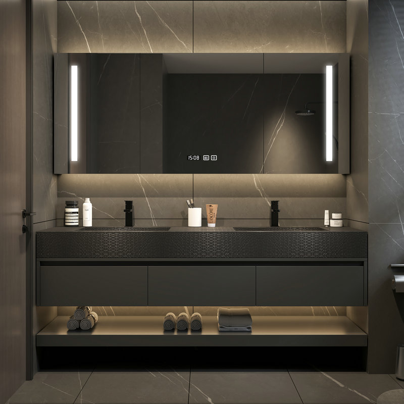 Badezimmer-Aufbewahrungsmöbel  – Home Bathroom Vanity Combo Bewertung und Preis