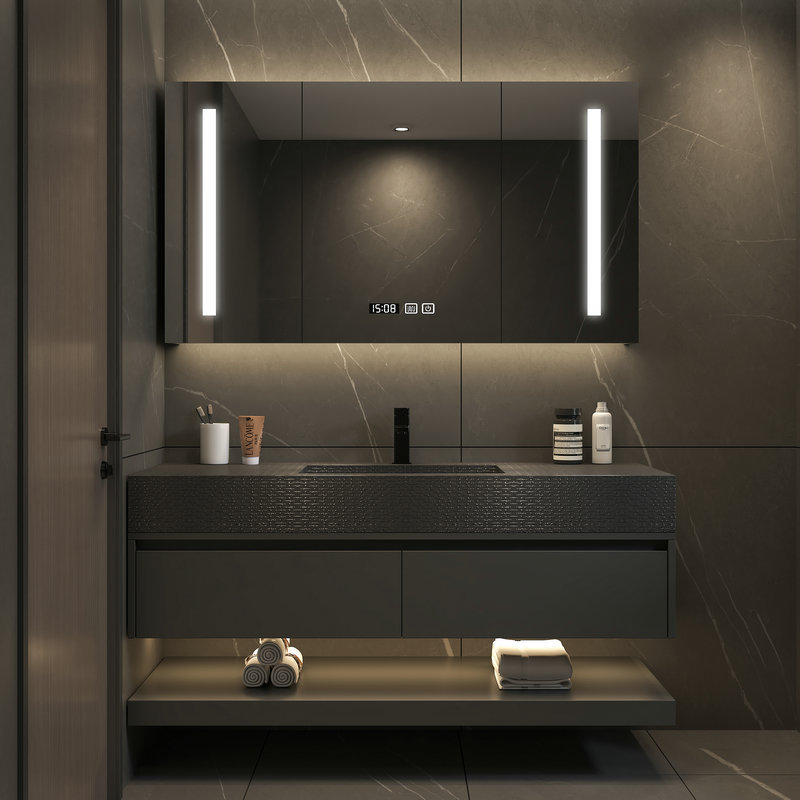 Badezimmer-Aufbewahrungsmöbel  – Home Bathroom Vanity Combo Bewertung und Preis