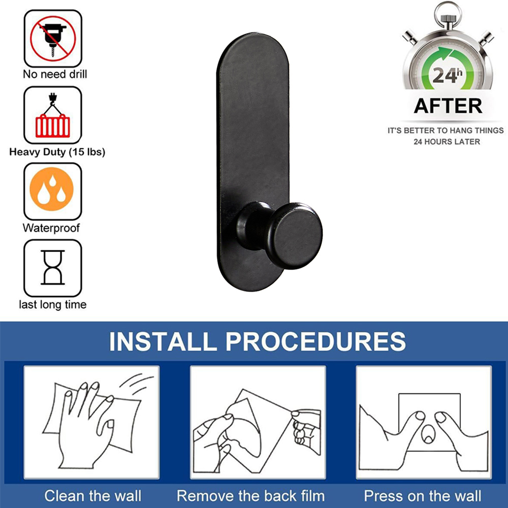 1-5Pcs Starken Klebstoff Wand  – Robe Hook Adhesive Bewertung und Preis