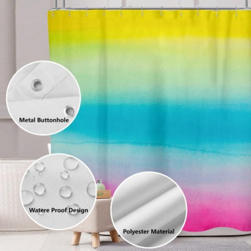 80er 90er Jahre geometrischer  – Shower Curtain Liner Bewertung und Preis