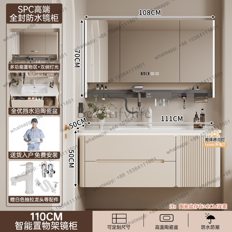 LJYLuxury Moderner Badezimmers – Home Bathroom Vanity Combo Bewertung und Preis
