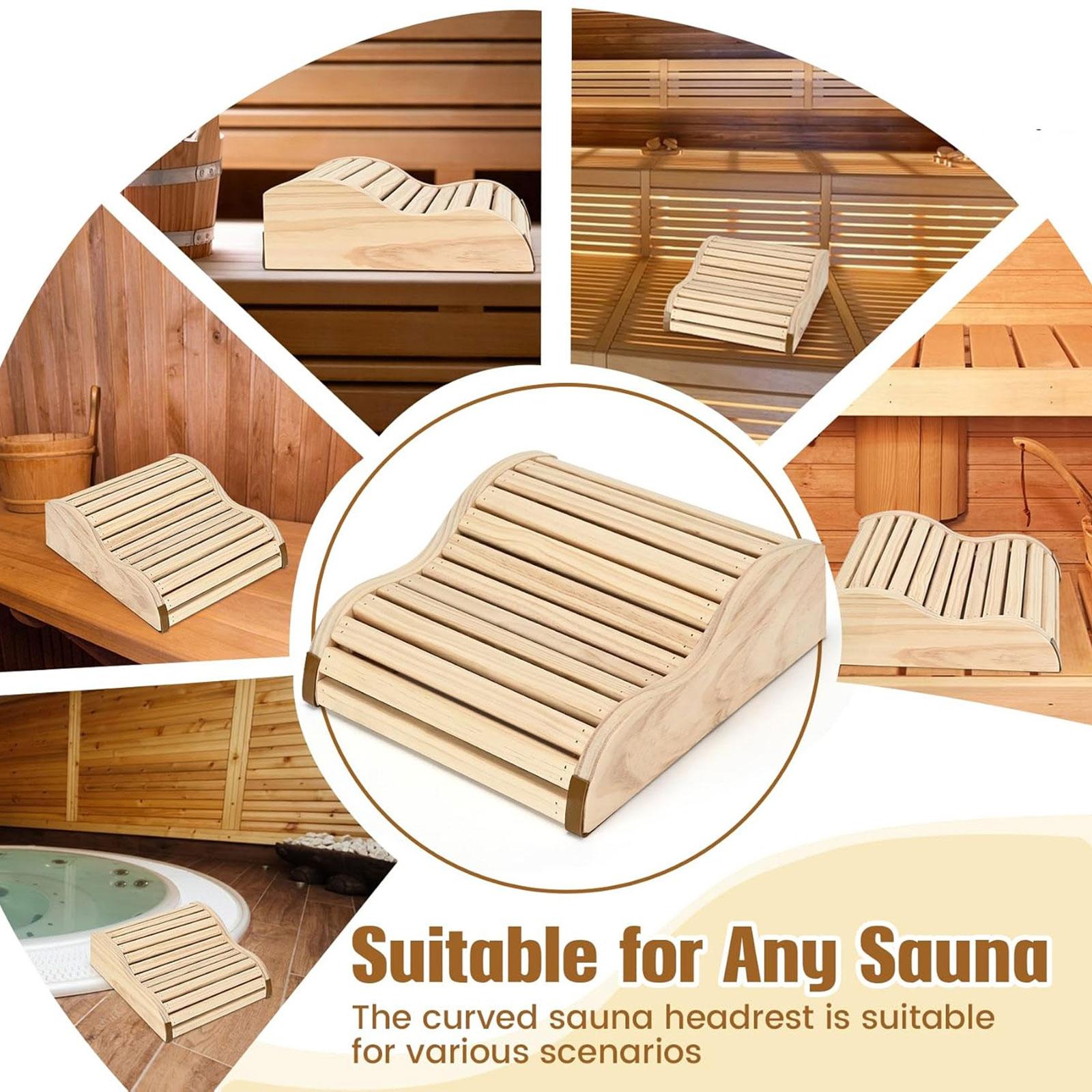 Sauna-Kopfstütze, ergonomische – Home Bathroom With Sauna Bewertung und Preis