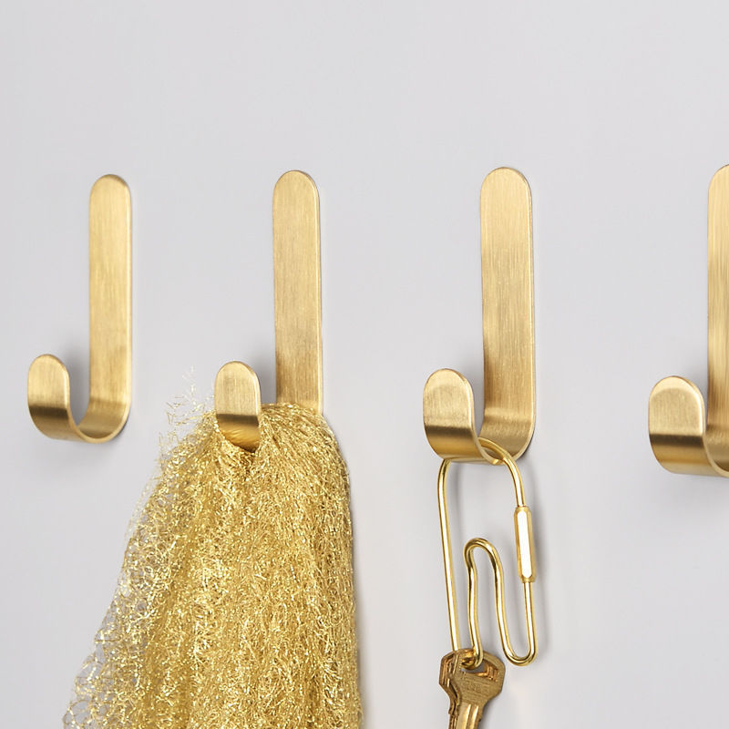 1-5 stücke Messing Wand Haken  – Robe Hook Adhesive Bewertung und Preis