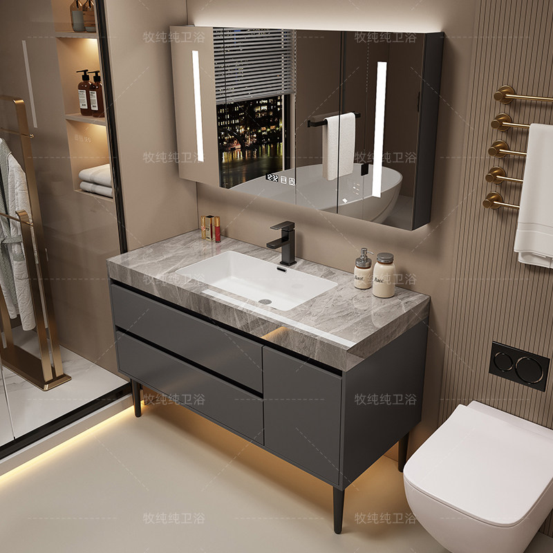 Über-Spiegel-Badezimmerschrank – Home Bathroom Vanity Combo Bewertung und Preis