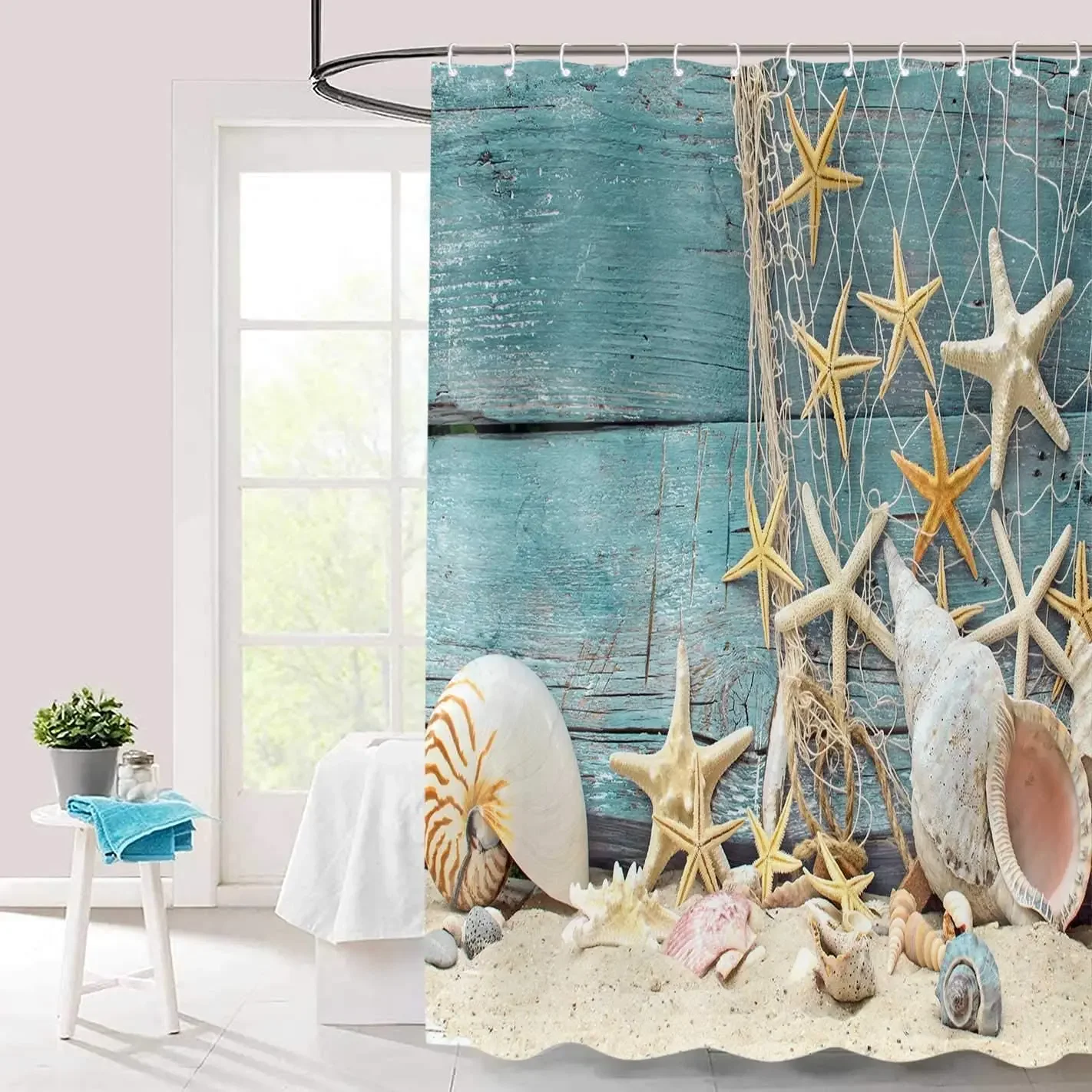 Muschel Duschvorhang Sommer St – Shower Curtain Liner Bewertung und Preis