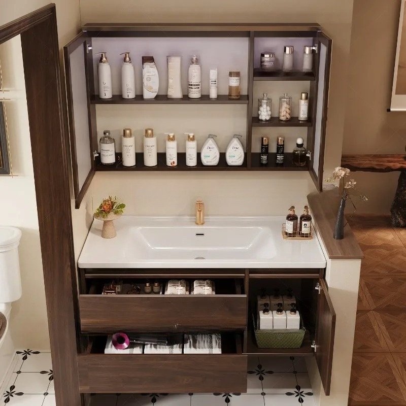 Aufbewahrung Toilettenschrank  – Home Bathroom Vanity Combo Bewertung und Preis